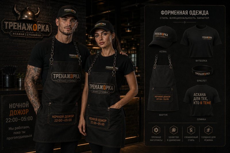 Форменная одежда персонала ТРЕНАЖОРКИ